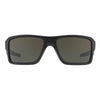 Oakley Double Edge sunglasses in Matte Black frame with Dark Grey lens - OA-OO9380-0166