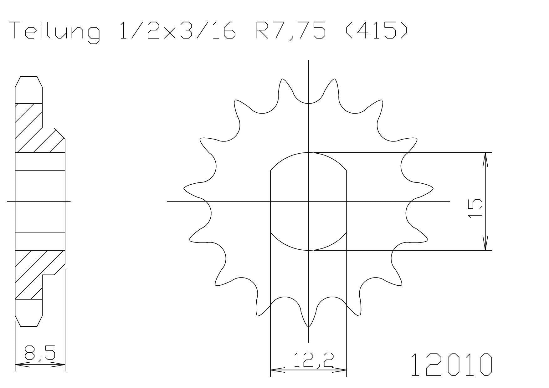 SPROCKET FRONT MOTO MASTER KTM50SX 50SX MINI 09-20 HUSQVARNA TC50 17-20 TC50 MINI 18-20 10T