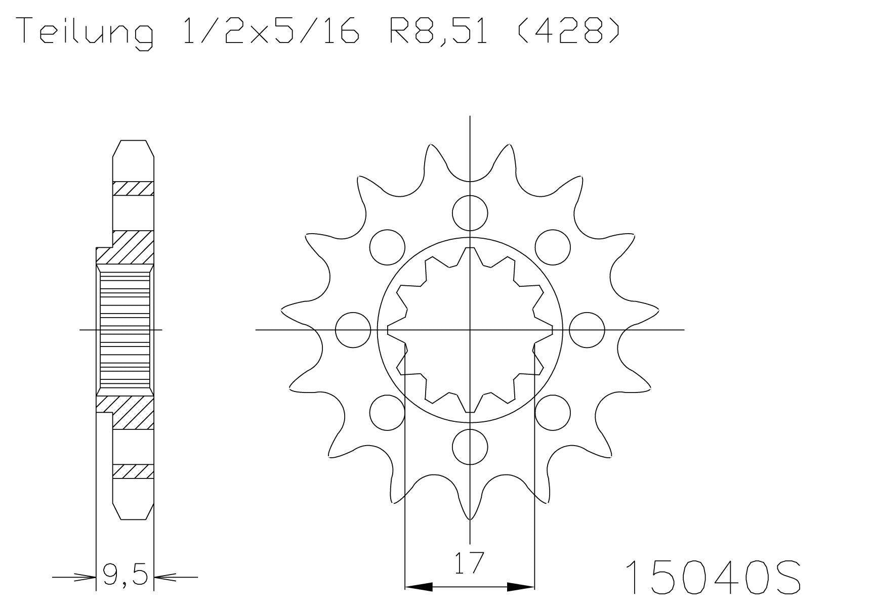 SPROCKET FRONT MOTO MASTER MADE IN HOLLAND HUSQVARNA TC85 14-17 KTM 85SX 03-17 105SX 04-11  14T