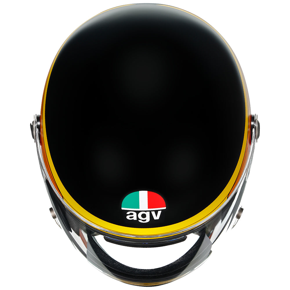 AGV X3000 [GASOLINE MATT BLACK/ORANGE]