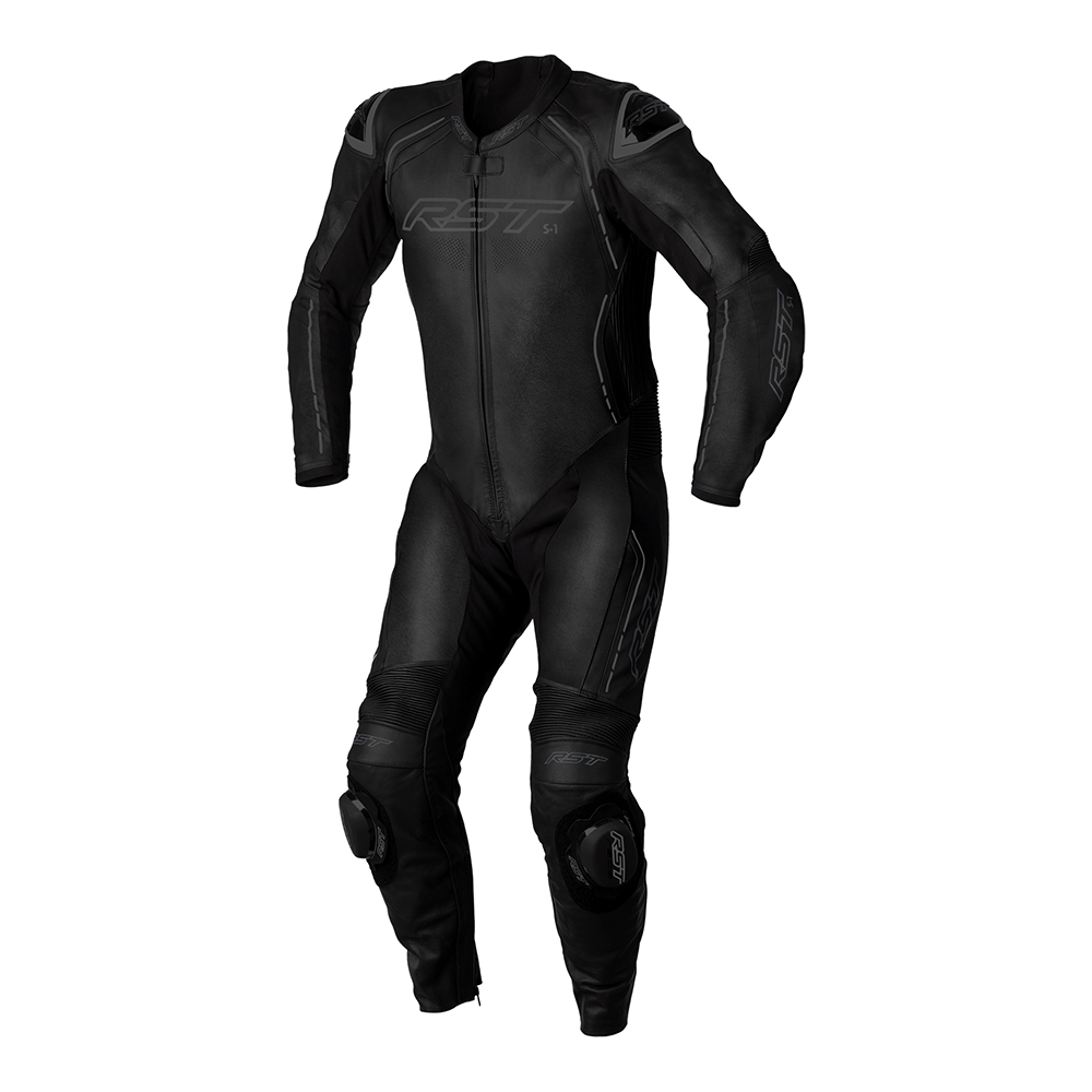 RST S1 CE LEATHER SUIT [BLACK/BLACK]