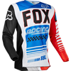 Fox adult 180 Fiend offroad/dirt jersey in blue and red colourway