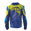 Leatt GPX4.5 X-Flow blue and lime jacket (back pictured)