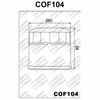 COF104 Champion Oil Filter pic (HF204)