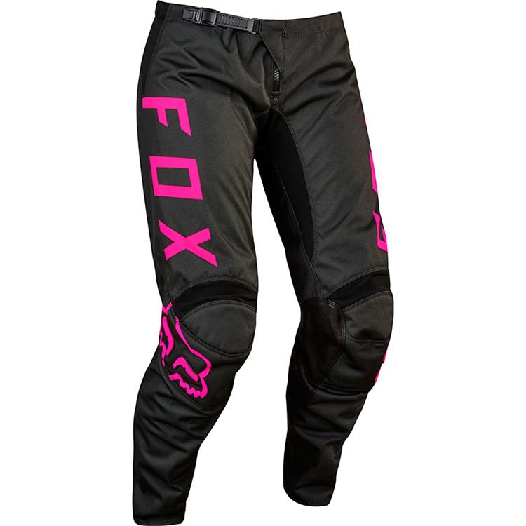 Fox 180 adult women's pants in black and pink colourway