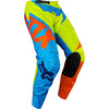 Fox youth 180 Nirv offroad/dirt pants in yellow and blue colourway
