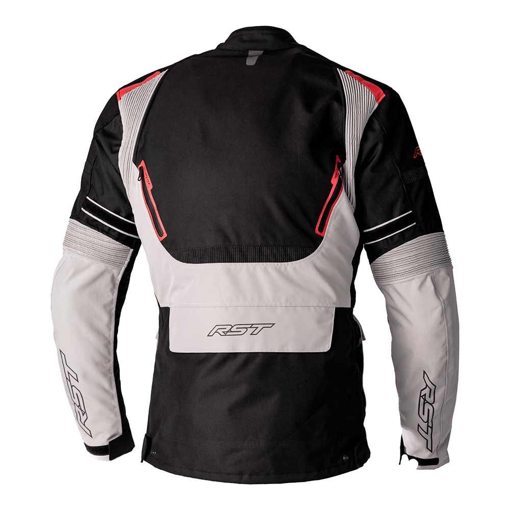 RST ENDURANCE TEXTILE JACKET [BLACK/SILVER/RED]