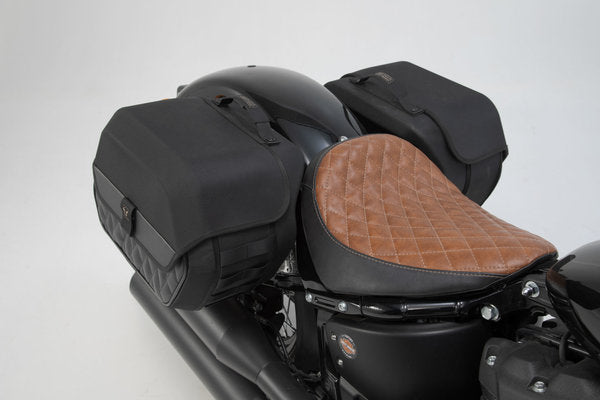LEGEND GEAR SIDE BAG SYSTEM LH2/LH1 SW MOTECH 25.5/19.5L SOFT TAIL STRBOB (17-) STANDARD (20-)