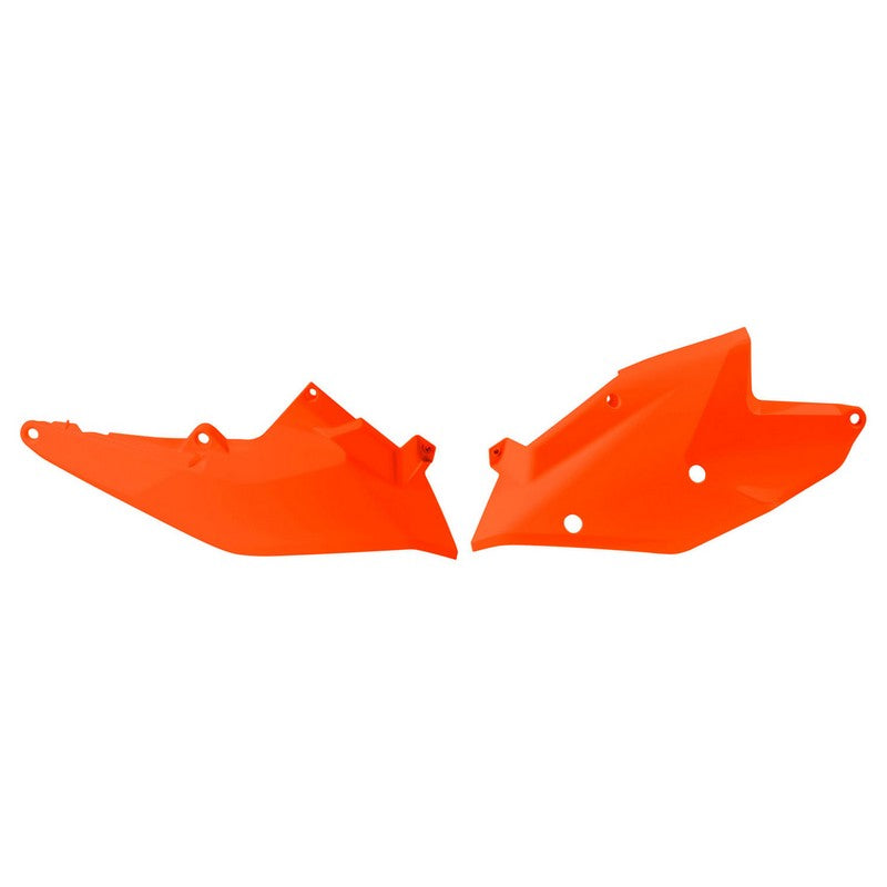 SIDEPANELS RTECH  KTM 125SX 150SX 250SXF 350SXF 450SXF 16-18  250SX 250EXC 250XCF 350XCF ORANGE