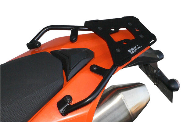 ALU RACK CARRIER SW MOTECH LASERED KTM 690 ENDURO 07-18 BLACK