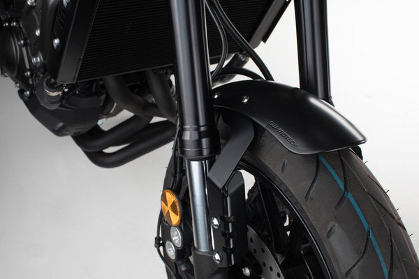 FRONT FENDER SW MOTECH ALUMINUM YAMAHA XSR900 MT09 15-21 BLACK
