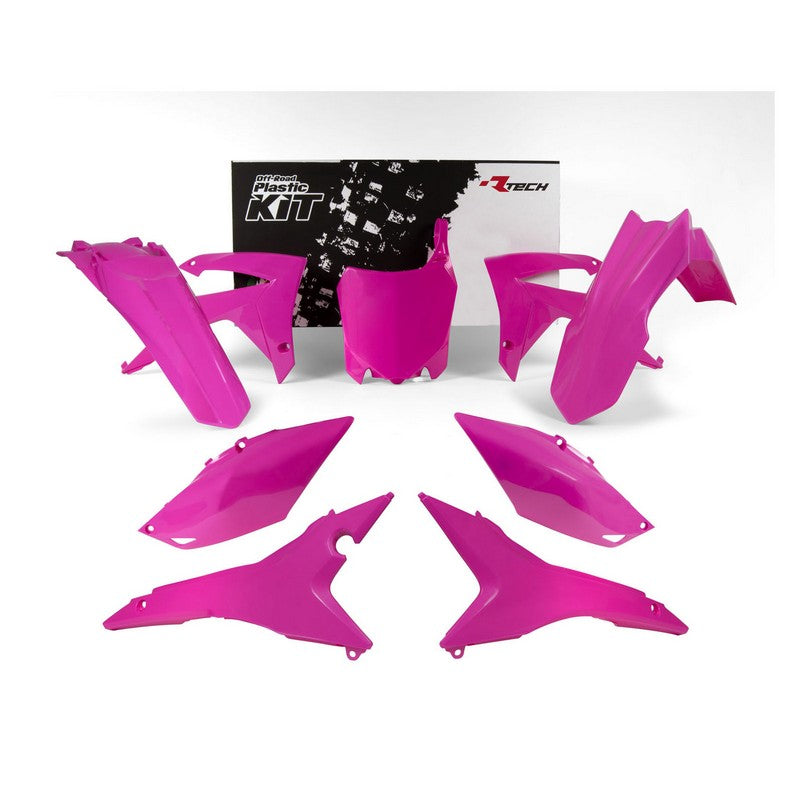 PLASTICS KIT RTECH INCLUDES FRONT/REAR FENDERS/RADIATOR SHROUDS/SIDEPANELS/AIRBOX COVERS