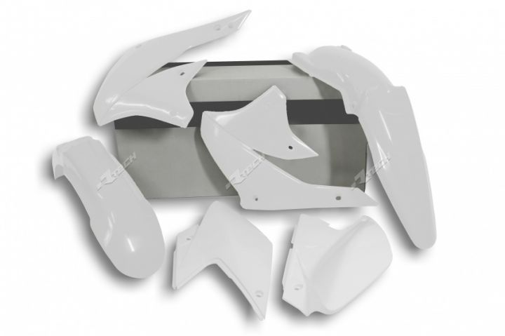 PLASTIC KIT  RTECH KLX450R 07-16 WHITE