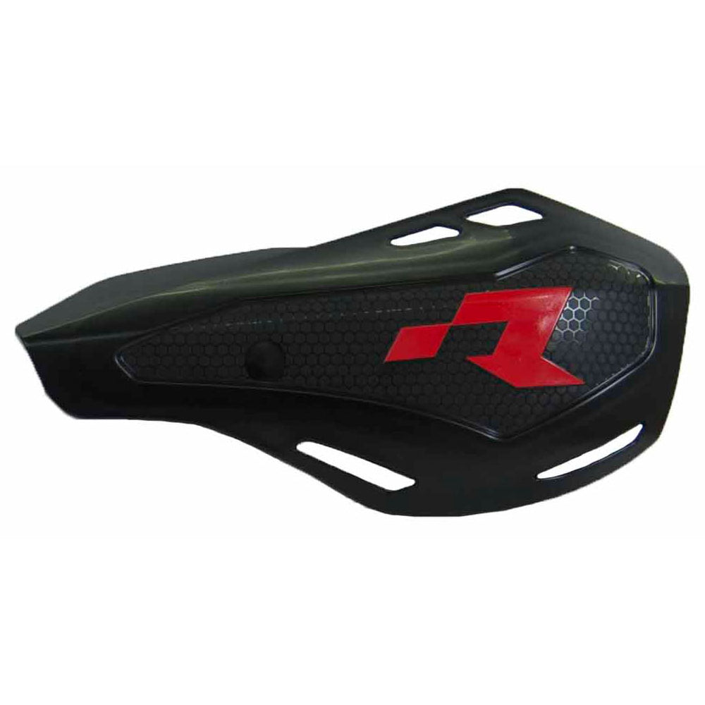 HANDGUARDS RTECH HP1 UNIVERSAL NAKED & SCRAMBLER STYLE STREET ROAD BIKES PLASTIC + SILVER ALU BARS