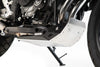 BASH PLATE SW MOTECH SILVER UNDERBODY 4MM ALUMINUM/BLACK SIDE WALLS 2.5MM THICK ALUMINUM HONDACB500X