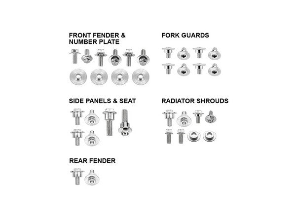 BODY PANEL FASTENER BOLT KIT PSYCHIC HONDA CRF250R 2018 CRF450R 17-20 CRF450RX 17-20 CRF250RX 19-21