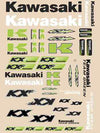GRAPHICS SHEET N-STYLE KAWASAKI KX85 KX125 KX250 KX250F KX450F 88-21 UNIVERSAL