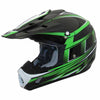 THH TX12 Black Green Grid helmet