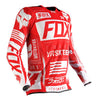 Fox Flexair Union adult offroad/dirt jersey in red colourway