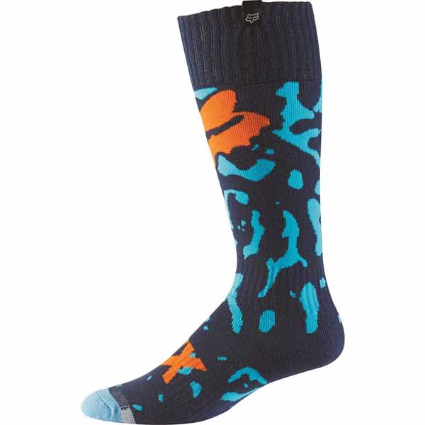 Fox women's Cauz MX socks in aqua colourway