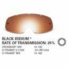 SAMPLE PICTURE - Oakley MX Black Iridium traditional lens - for Crowbar (OA-01-182), O Frame 2.0 (OA-101-357-004) and O Frame (OA-01-142) goggles - have a 25% rate of transmission - limited stock is also available for the Mayhem Pro (OA-100-744-004)