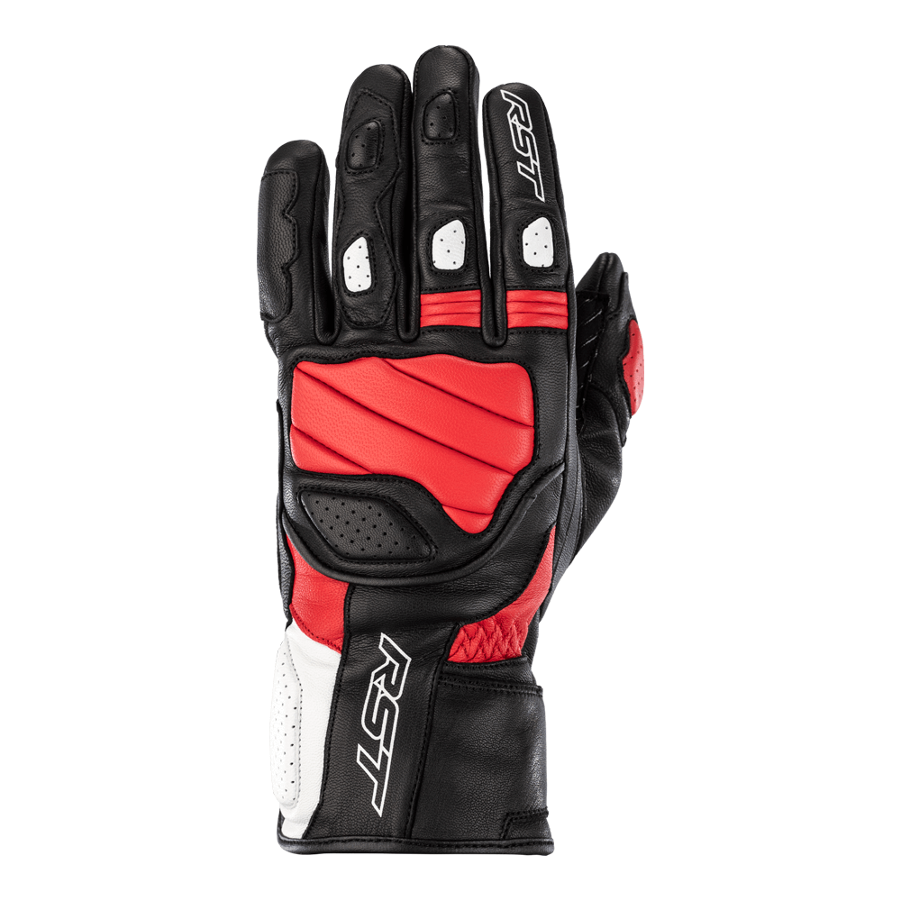 RST TURBINE LEATHER GLOVE [RED]