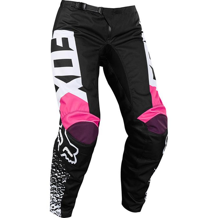 Fox kid girls' 180 pants in black and pink colourway