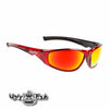AZ3GLASUFTORDRD - Ugly Fish Torpedo RS2044 sunglasses in red frame with red lens