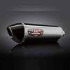 Yoshimura R-77 Stainless/stainless slip-on with carbon end cap for 2013-2015 Honda CB500F, CBR500R and CB500X