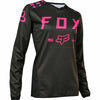Fox women's 180 jersey in black and pink colourway