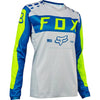 Fox women's 180 jersey in grey and blue colourway
