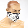 Oxford Neoprene Face Mask worn (sample picture - pictured is Skull colourway)