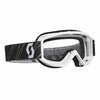 Scott Youth 89Si White goggles with clear lens