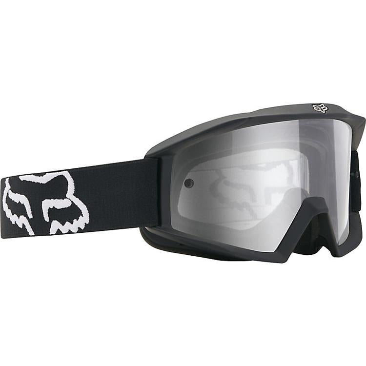 Fox Main goggles in matte black colourway with clear lens