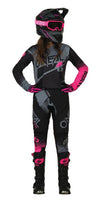 Oneal element woman pink gray full body front