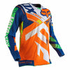 Fox adult 360 Division jersey in orange and blue colourway