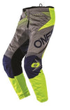 ONEAL 2020 Element Factor Pants - Grey Blue Neon