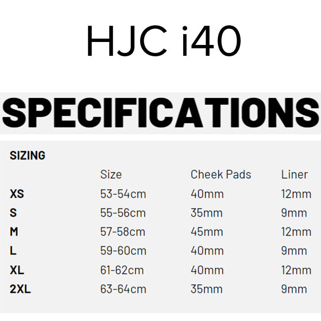 Hjc 140 hot sale