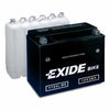 EXIDE maintenance free bike batteries include a 6-pack acid bottle for initial filling and is approved for seasonal use