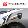 Yoshimura Race R-77 stainless/stainless/carbon fibre slip-on with a Works Finish for 2016-2018 Husqvarna 701 Enduro/SM and 2014-2018 KTM 690 Enduro R - YM-19701BD520