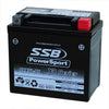 MOTORCYCLE AND POWERSPORTS BATTERY (YTX5L-BS) AGM 12V 6AH 195CCA BY SSB HIGH PERFORMANCE